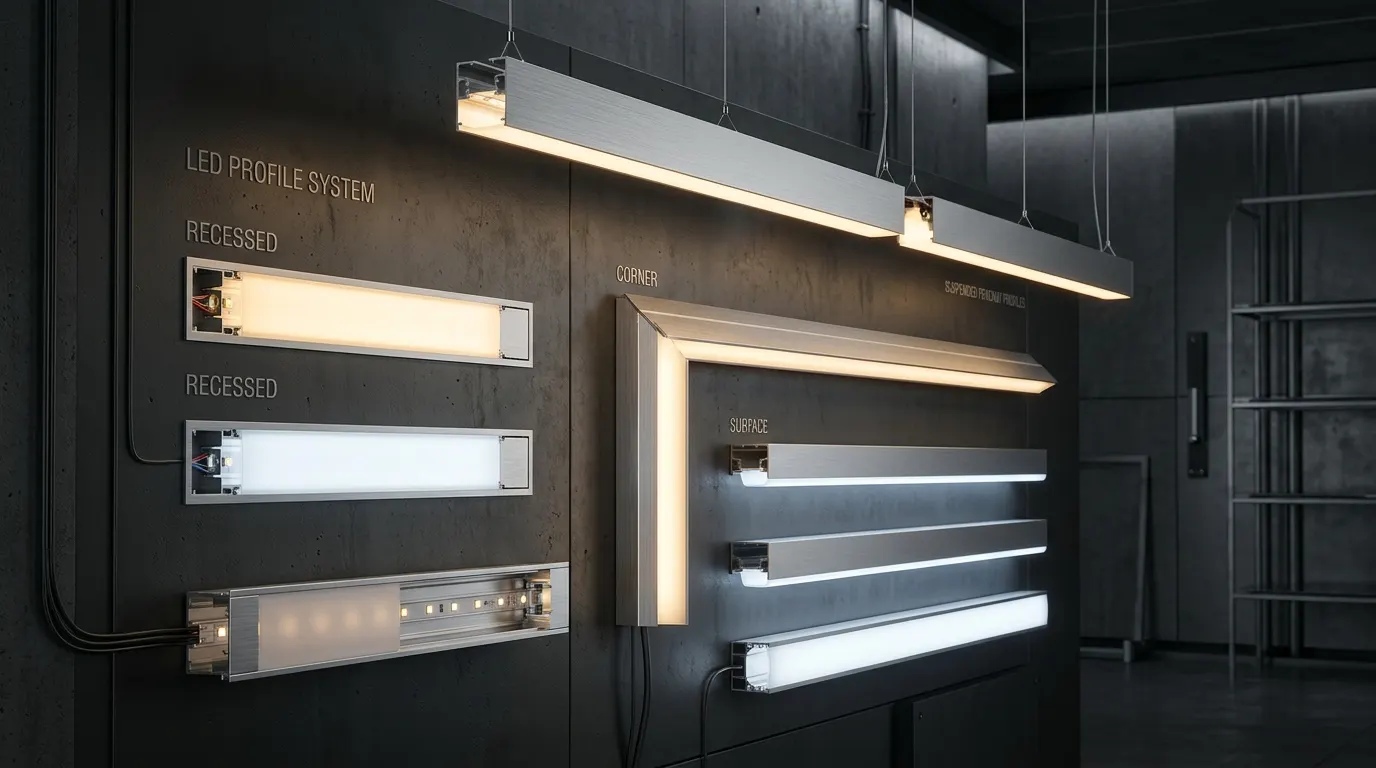 LED Lighting Aluminum Profiles